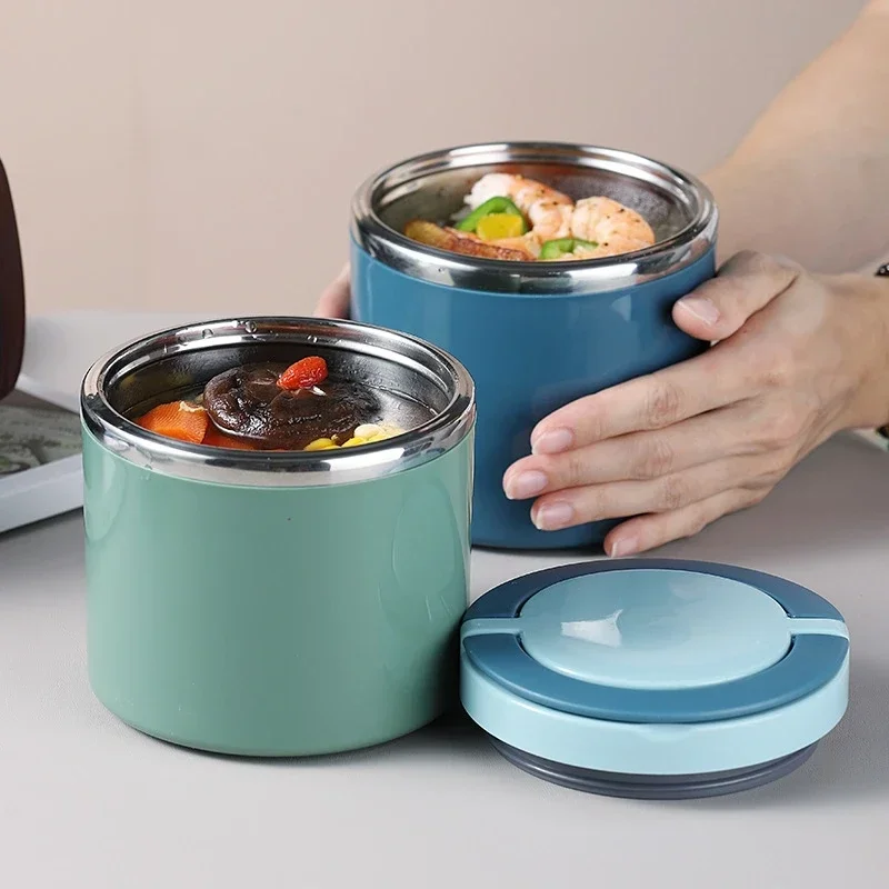 Food Storage Thermos - อาหารสแตนเลสความร้อน Jar ถ้วยสูญญากาศชามซุปกล่องอาหารกลางวันแบบพกพาปิดผนึกกล่อง Bento THERMOS คอนเทนเนอร์