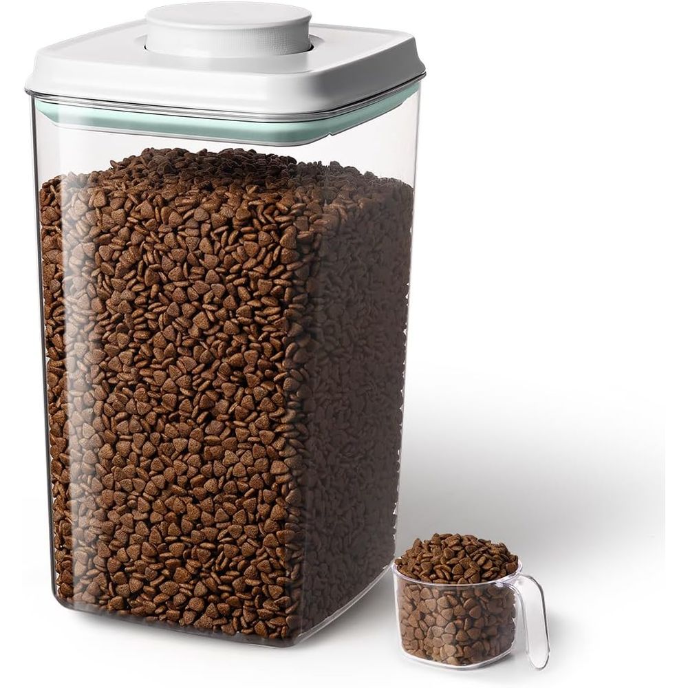 Food Storage Stackable Containers - ช้อนตักอาหารขนาด 130 มล. – ภาชนะเก็บอาหารสุนัขแบบปิดสนิทขนาด 4