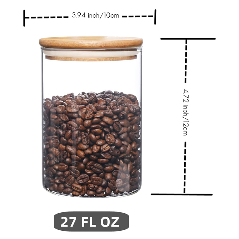 ภาชนะเก็บอาหารแก้วพร้อมฝาปิดขว - Food Storage Glass Containers Large บทวิจารณ์และราคา