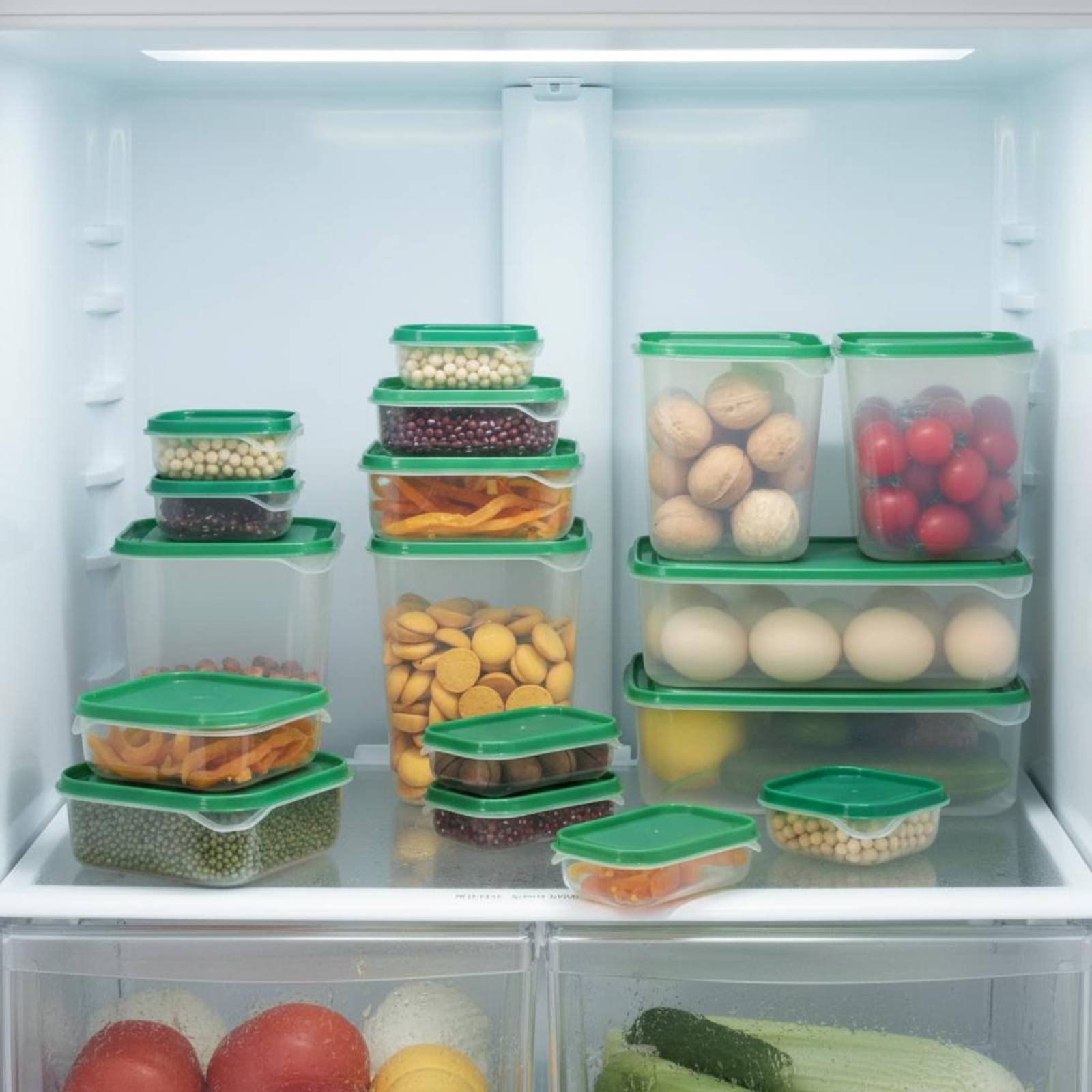 ชุดกล่องเก็บอาหารในตู้เย็น 17  - Food Storage Containers With Lids บทวิจารณ์และราคา