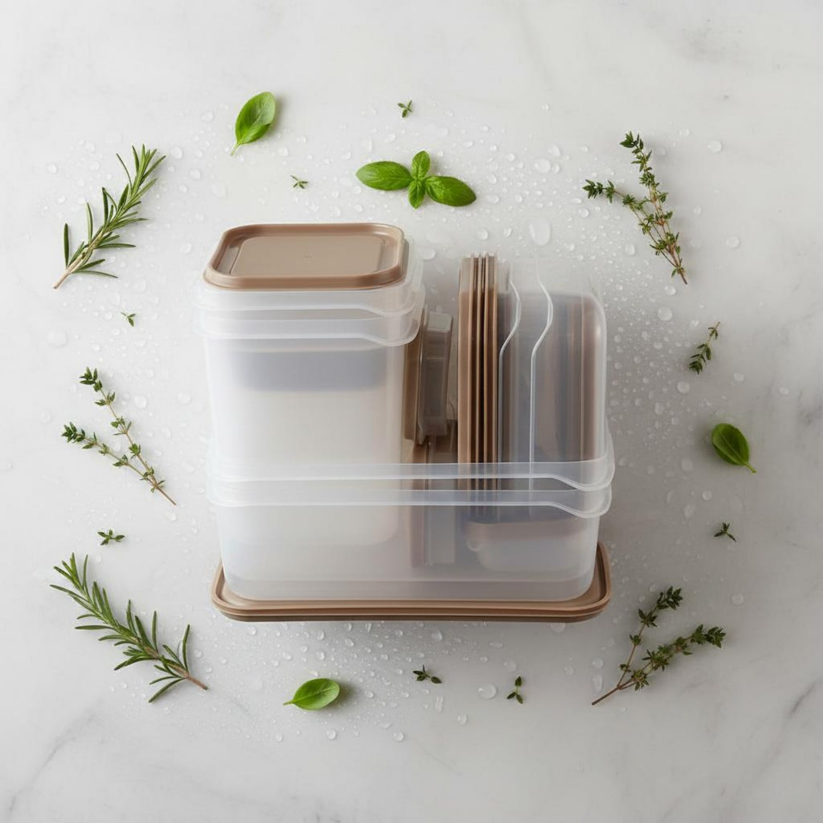 ชุดกล่องเก็บอาหารในตู้เย็น 17  - Food Storage Containers With Lids บทวิจารณ์และราคา