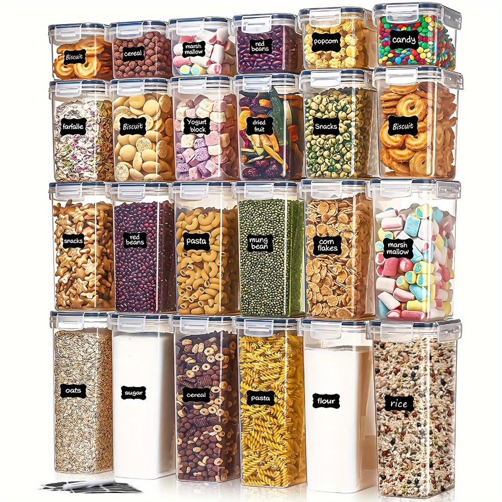 24 ชิ้น กล่องเก็บอาหาร 12 กล่อ - Food Storage Design บทวิจารณ์และราคา