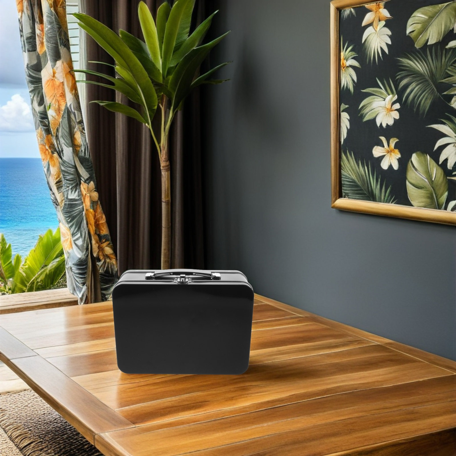 กล่องอาหารกลางวันโลหะเคลือบดีบ - Food Storage Metal Box บทวิจารณ์และราคา