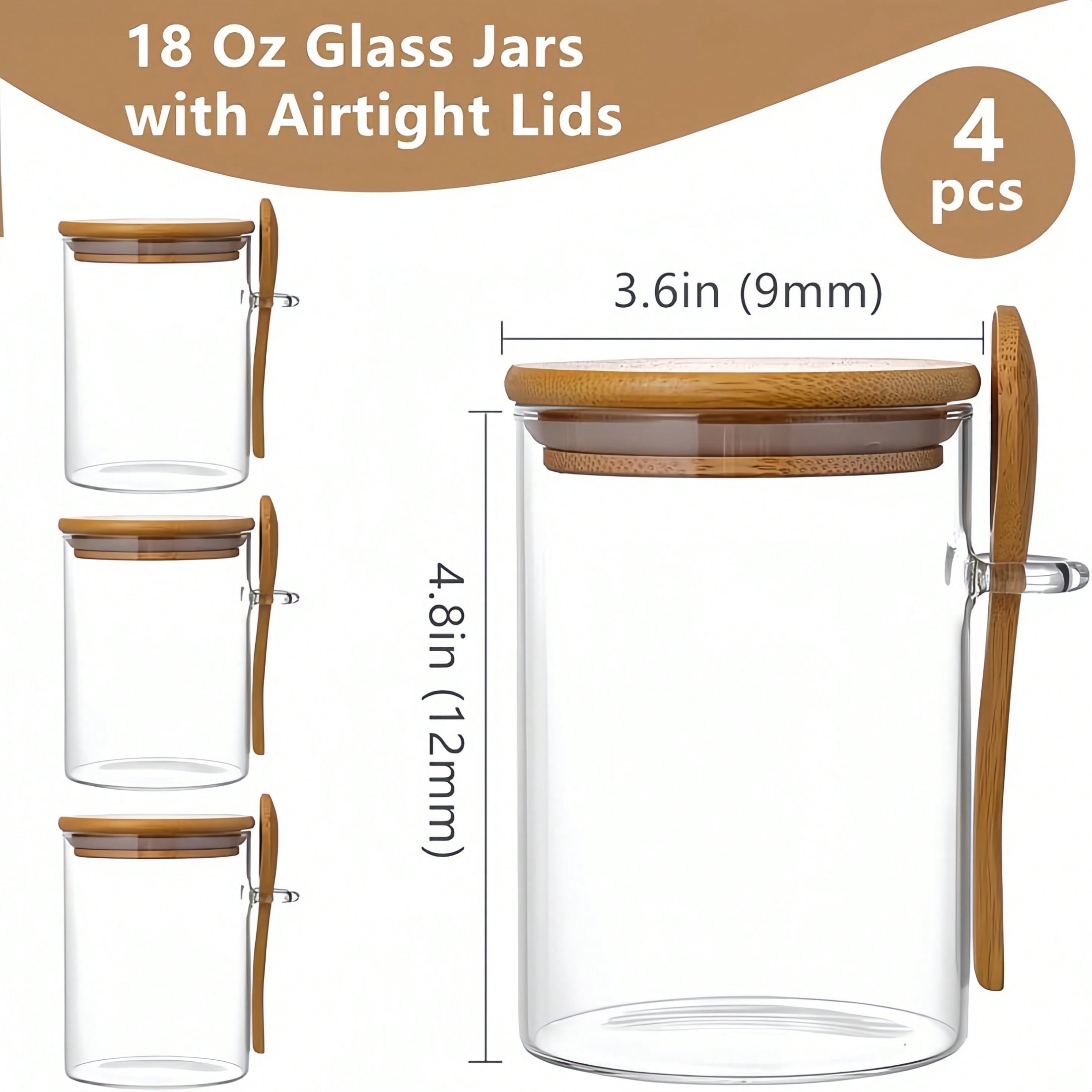 ชุดภาชนะเก็บของ 4 ชิ้น (ประกอบ - Food Storage Set Glass บทวิจารณ์และราคา