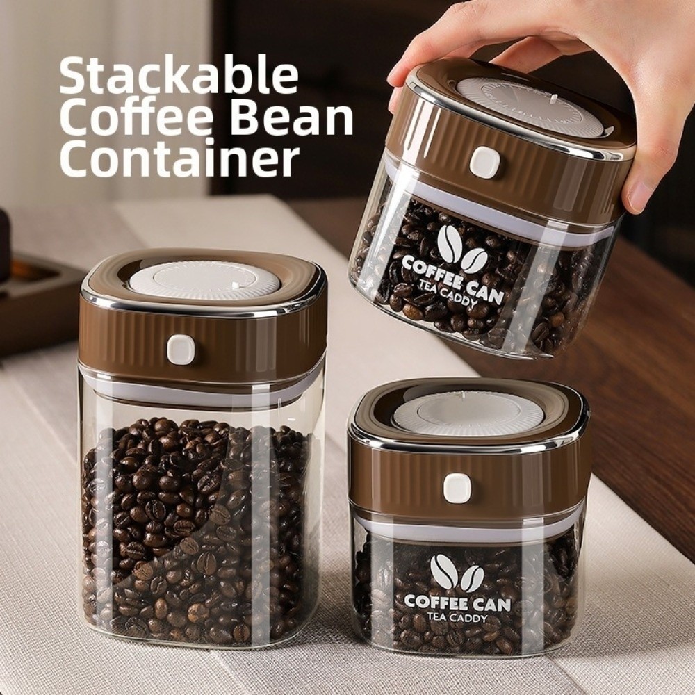 ภาชนะใส่เมล็ดกาแฟแบบแก้ว ทนควา - Food Storage Glass Containers Large บทวิจารณ์และราคา