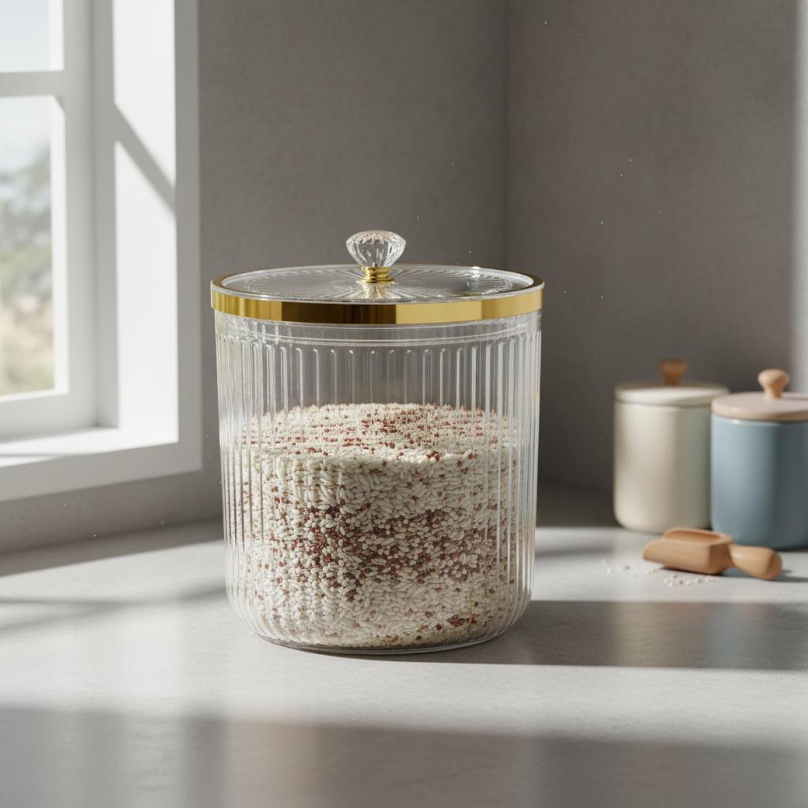 ภาชนะเก็บอาหารแห้ง ดีไซน์ปากกว - Food Storage Design บทวิจารณ์และราคา
