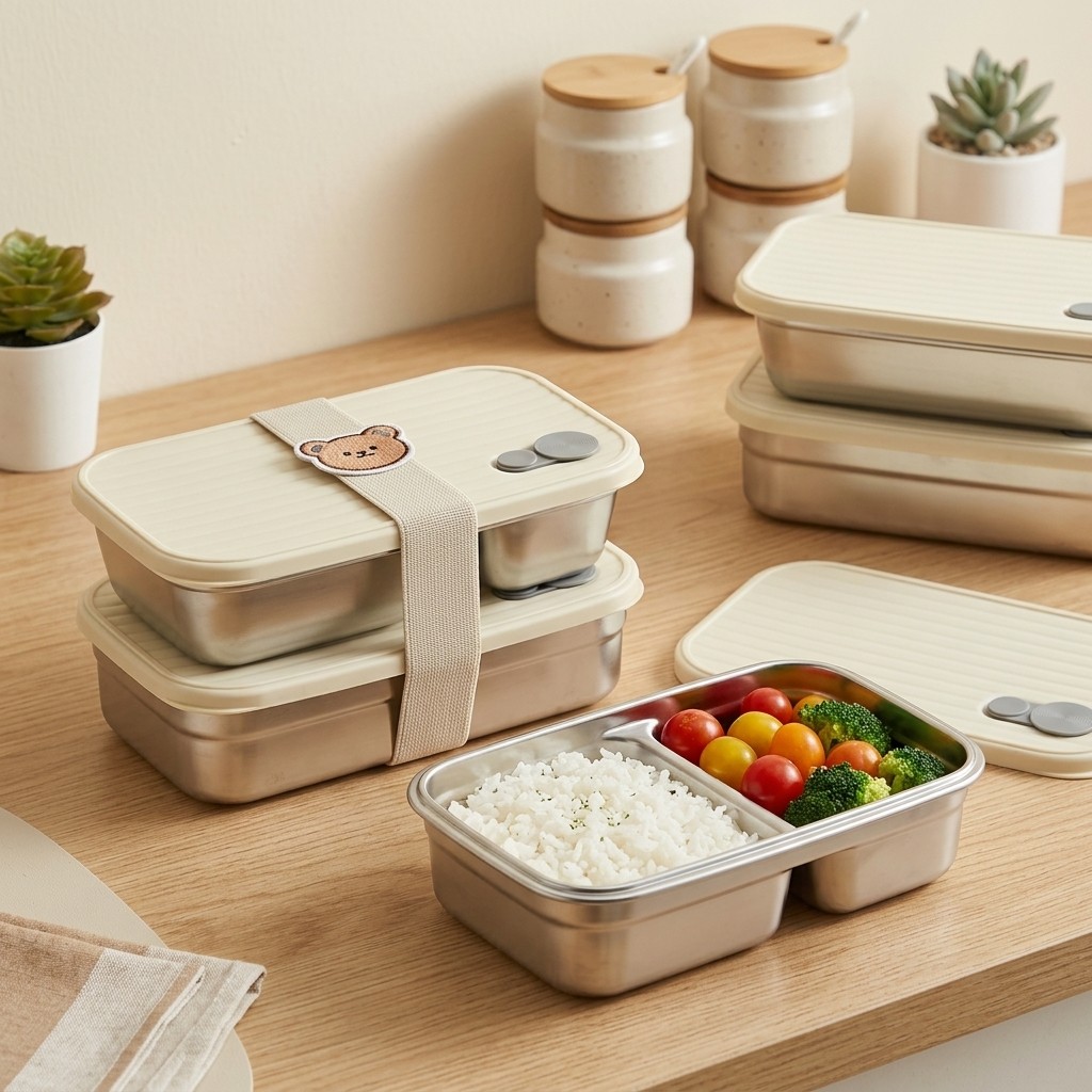 กล่องอาหารกลางวันสแตนเลส กล่อง - Food Storage Metal Box บทวิจารณ์และราคา