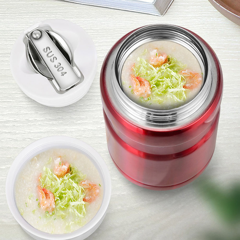 500/750ml สแตนเลสสตีลอาหารอาหา - Food Storage Thermos บทวิจารณ์และราคา