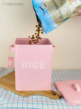 กล่องเก็บของอเนกประสงค์ สีชมพู - Food Storage Metal Box บทวิจารณ์และราคา