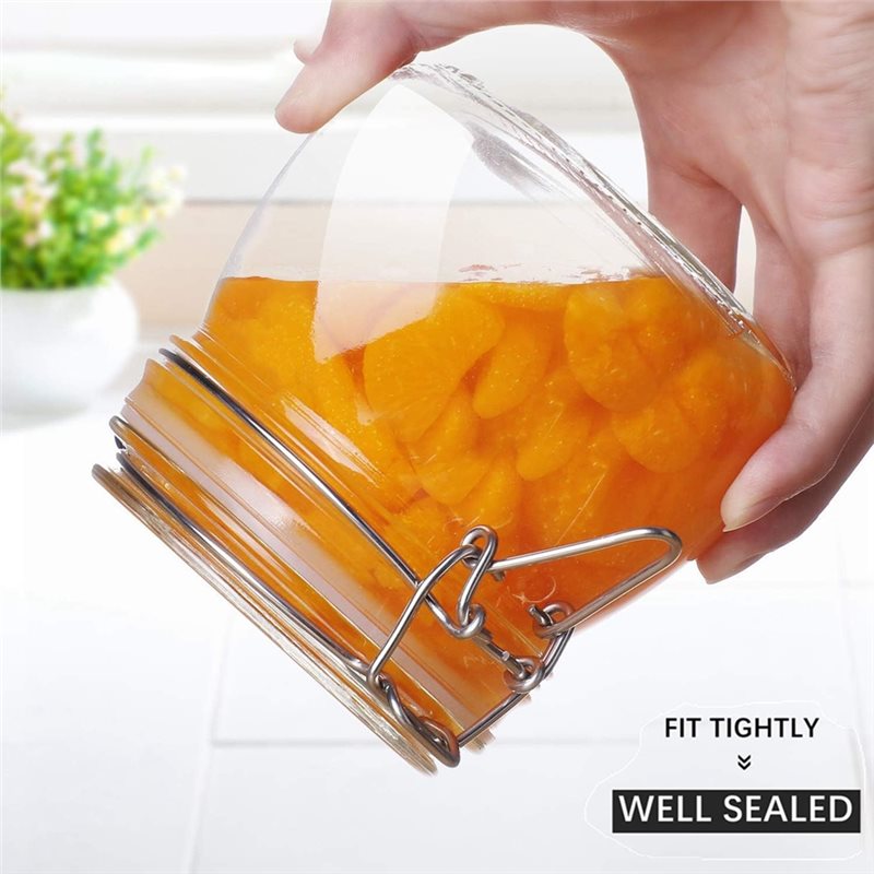 ขวดแก้ว A96K ขนาด 17 ออนซ์ ชุด - Food Storage Glass Container Set บทวิจารณ์และราคา