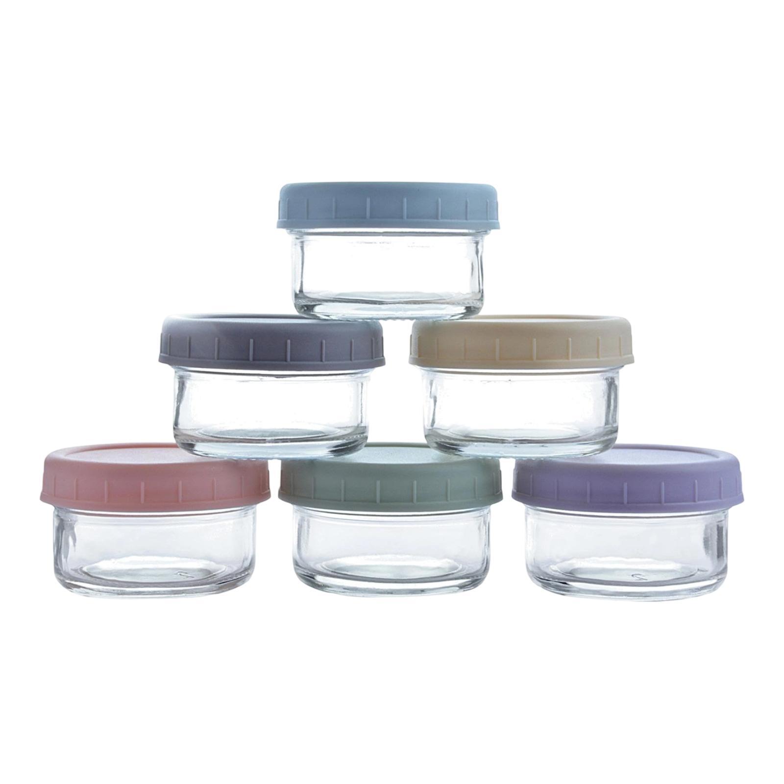 ขวดแก้วขนาดเล็กพร้อมฝาปิดกันรั - Food Storage Glass Container Set บทวิจารณ์และราคา