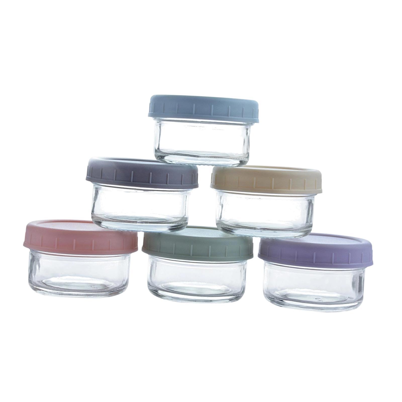 ขวดแก้วขนาดเล็กพร้อมฝาปิดกันรั - Food Storage Glass Container Set บทวิจารณ์และราคา