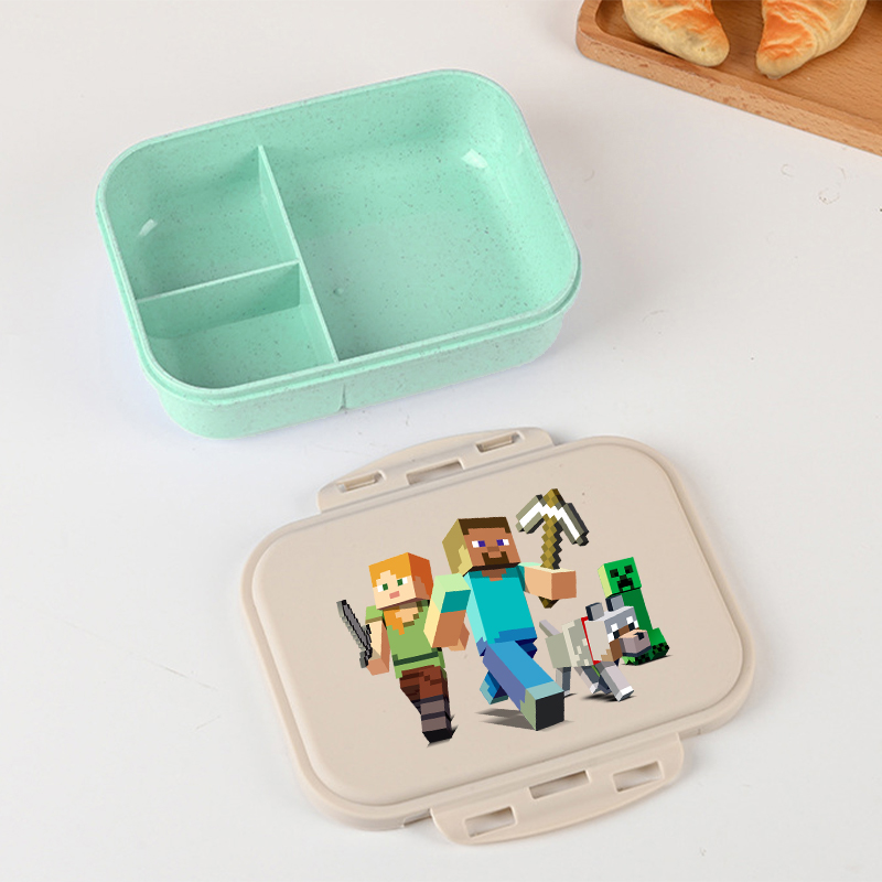 กล่องอาหารกลางวันลายการ์ตูน Mi - Food Storage Minecraft บทวิจารณ์และราคา