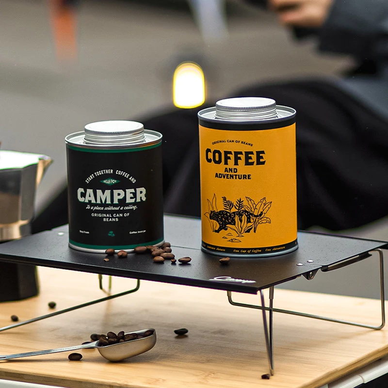 กระป๋องเก็บเมล็ดกาแฟแบบพกพา 1  - Food Storage Metal Box บทวิจารณ์และราคา