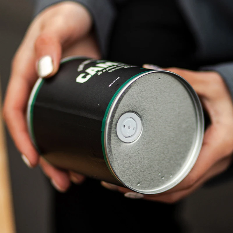 กระป๋องเก็บเมล็ดกาแฟแบบพกพา 1  - Food Storage Metal Box บทวิจารณ์และราคา
