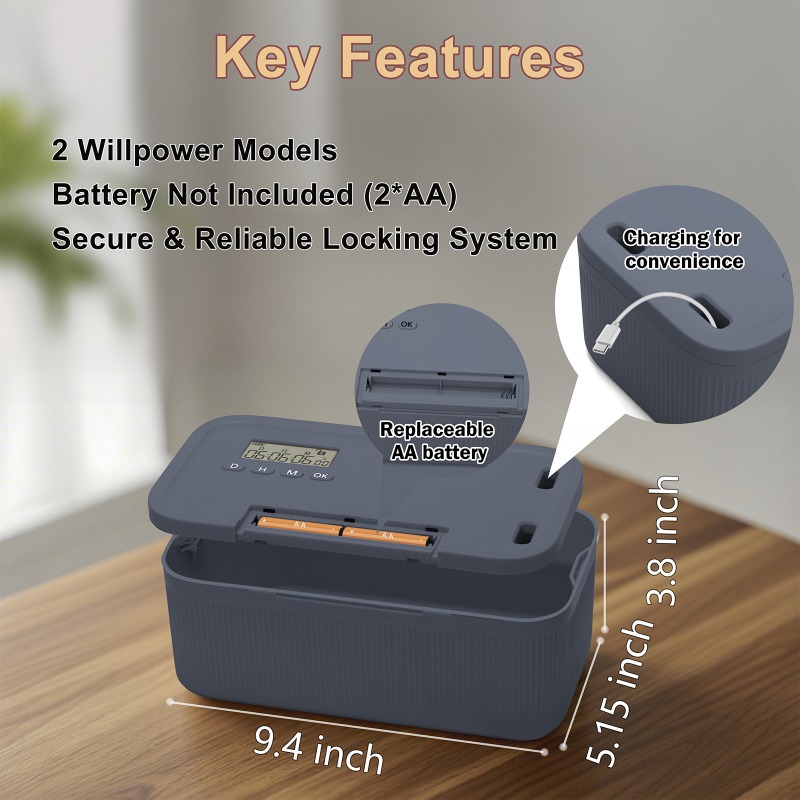 กล่องล็อคพร้อมตัวตั้งเวลา ตู้ล - Food Storage Food Safety บทวิจารณ์และราคา