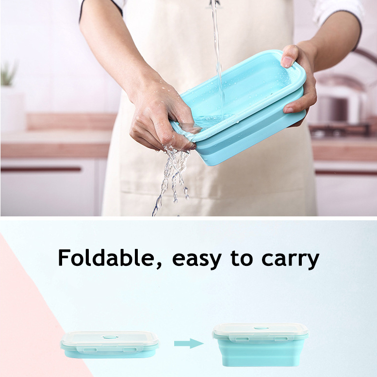 ภาชนะเก็บอาหารซิลิโคนพับได้พร้ - Food Storage Silicone บทวิจารณ์และราคา