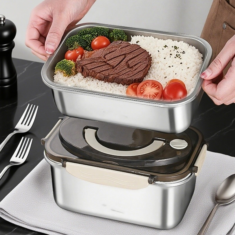 กล่องเบนโตะความจุขนาดใหญ่ กล่อ - Food Storage Metal Box บทวิจารณ์และราคา