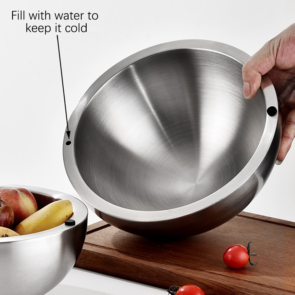 304 หนาสลัดชามผสมสแตนเลสสตีลผน - Food Storage Metal Box บทวิจารณ์และราคา