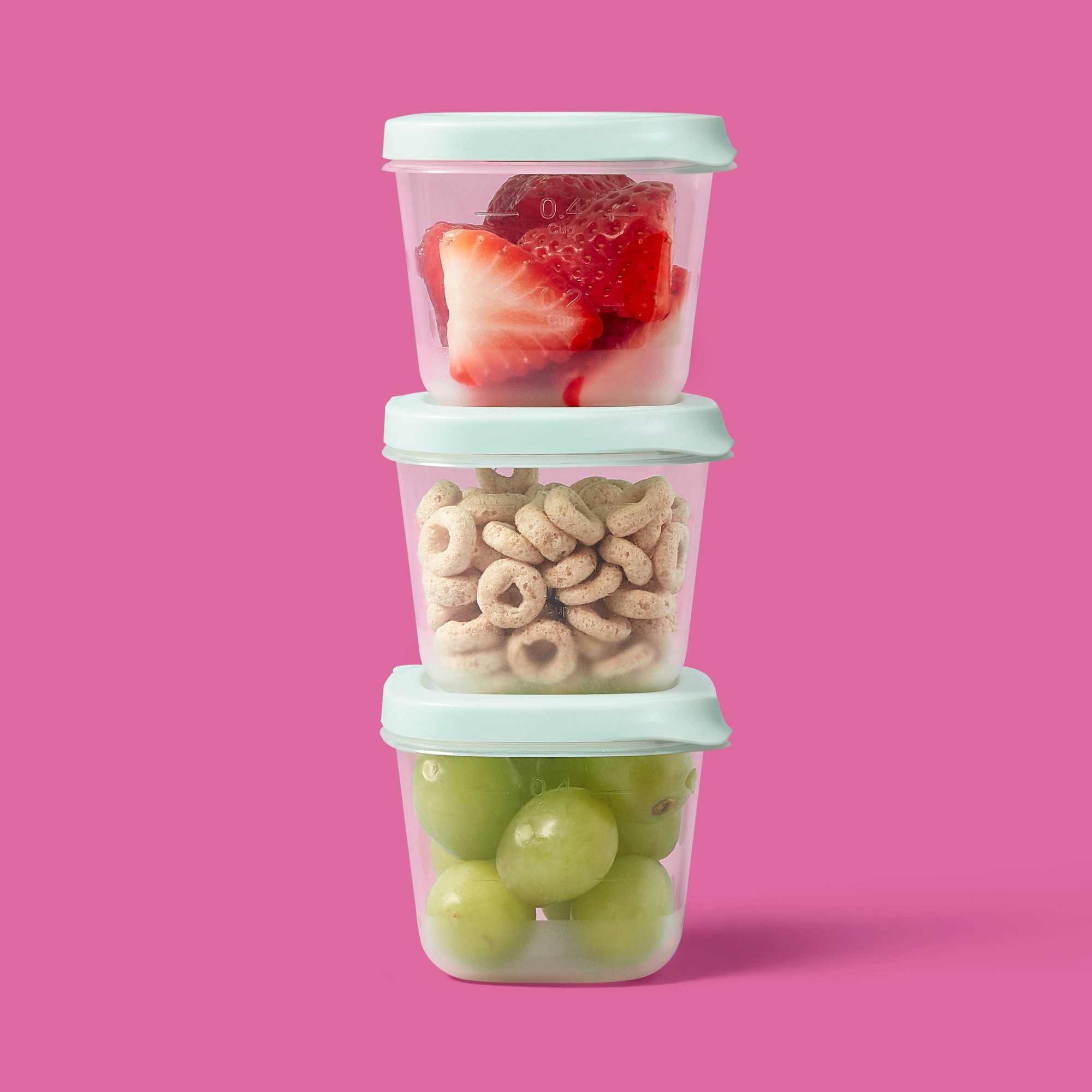 ภาชนะเก็บอาหารทรงสี่เหลี่ยมขนา - Food Storage Stackable Containers บทวิจารณ์และราคา