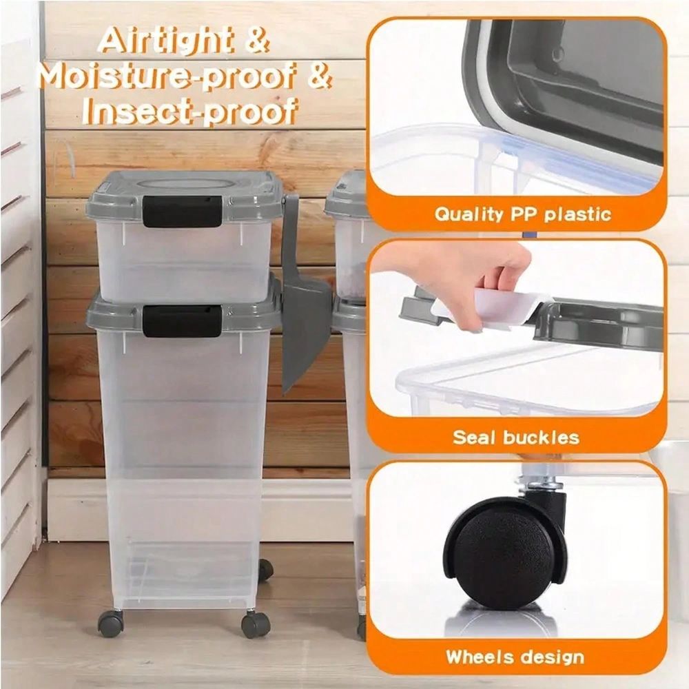 ภาชนะเก็บอาหาร, ชุด 30 ปอนด์ 1 - Food Storage Stackable Containers บทวิจารณ์และราคา