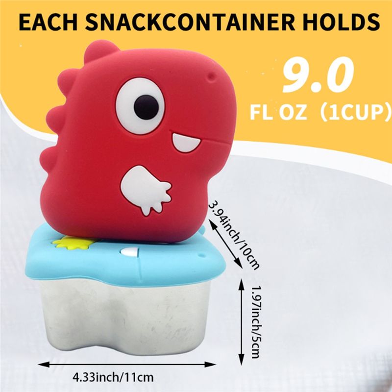กล่องใส่ขนมสแตนเลส AA94-304 ลา - Food Storage Silicone บทวิจารณ์และราคา