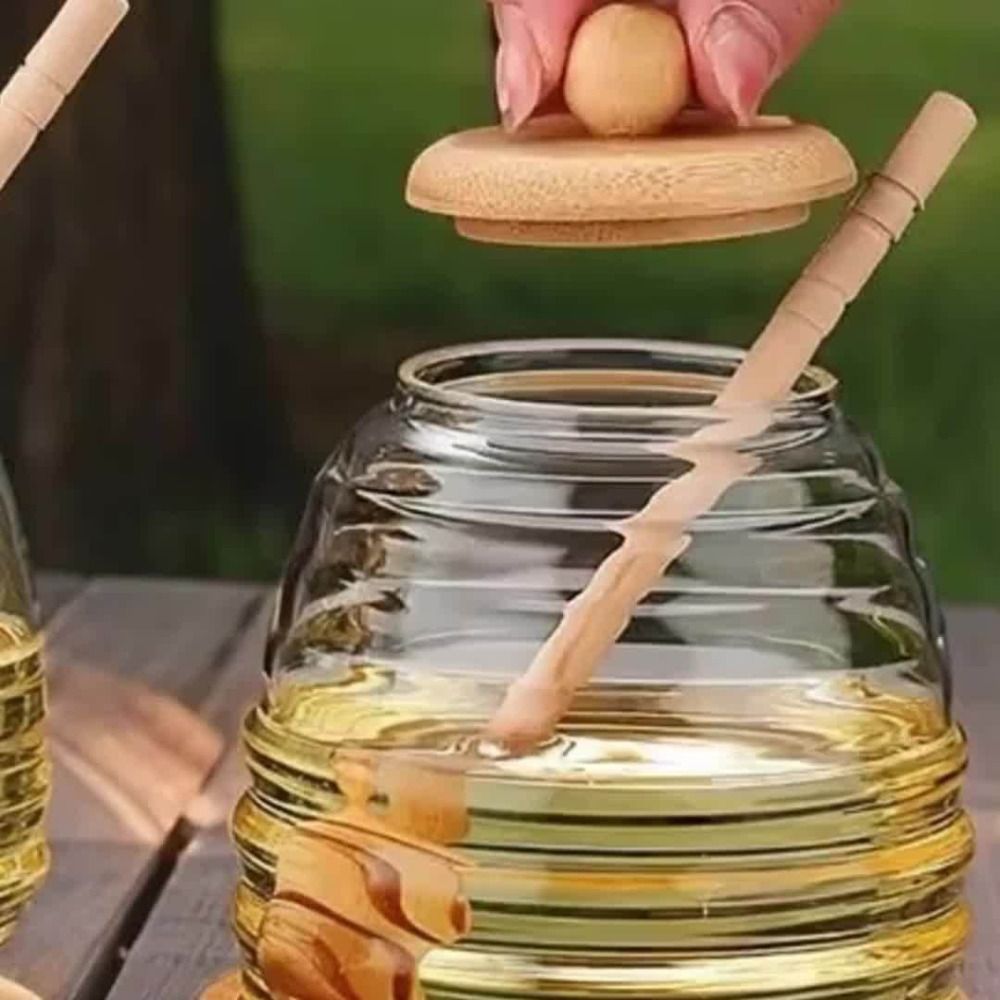 ถังแก้วใสทรงรังผึ้ง 280/400/50 - Food Storage Set Glass บทวิจารณ์และราคา