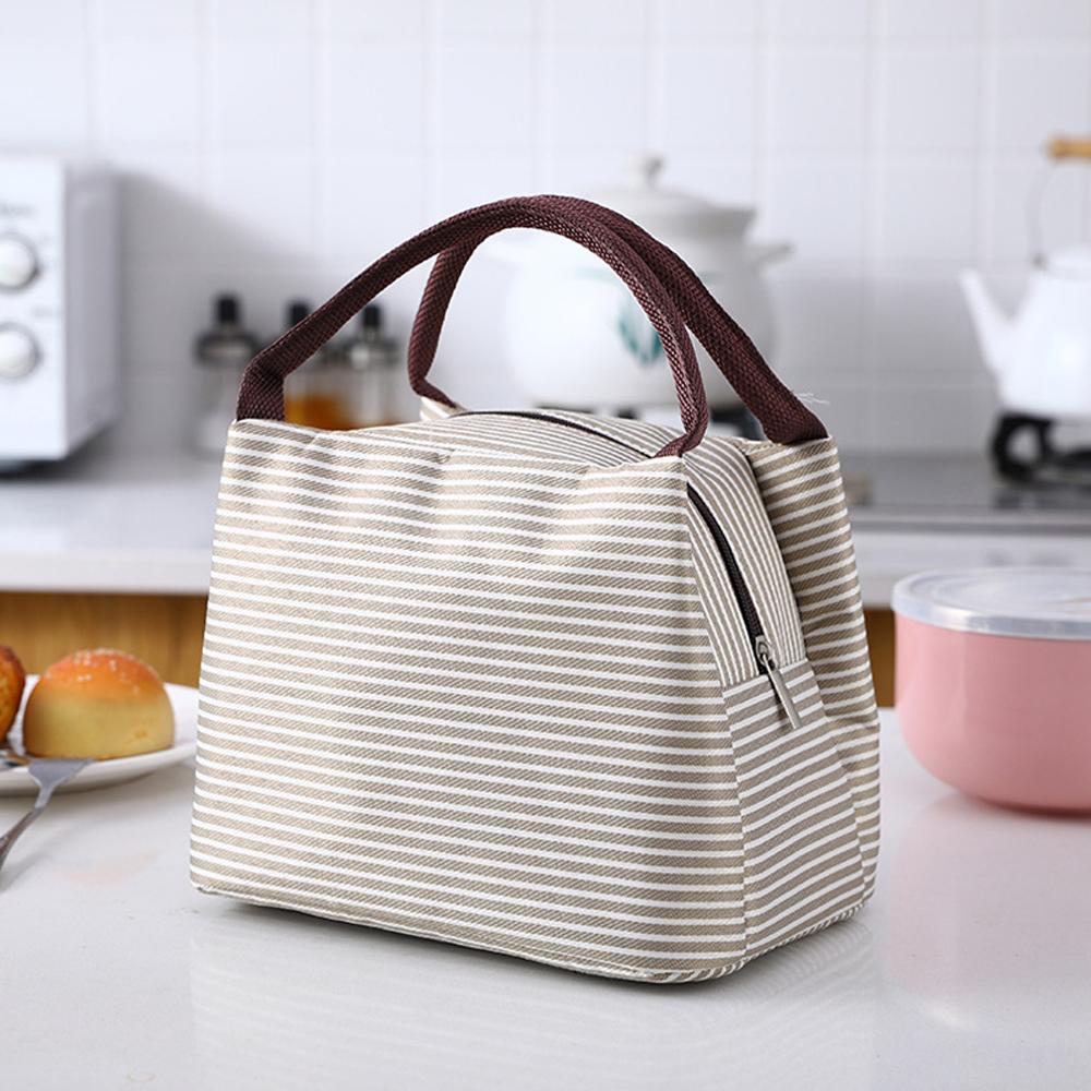 กระเป๋าใส่อาหารกลางวันลายทางสำ - Food Storage Thermos บทวิจารณ์และราคา