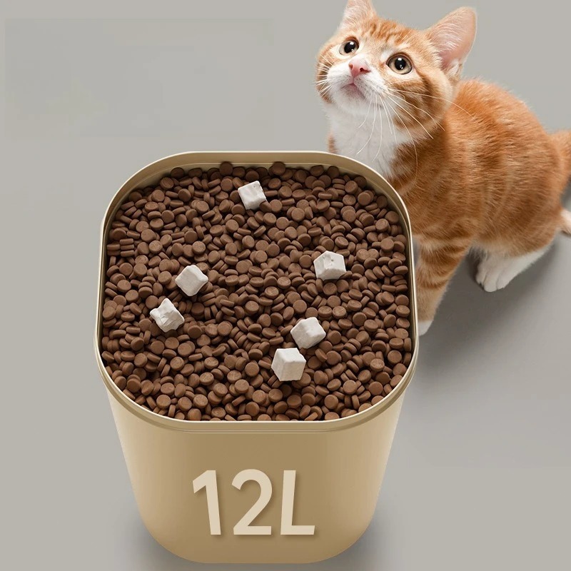 ถังเก็บอาหารสัตว์เลี้ยงแบบสุญญ - Food Storage Pet บทวิจารณ์และราคา