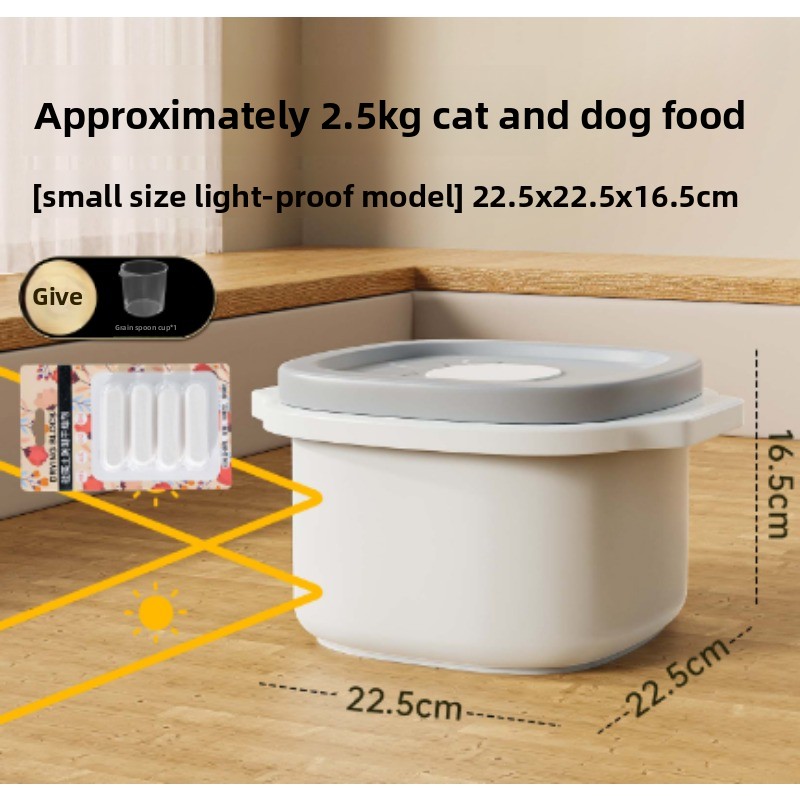 ถังเก็บอาหารสัตว์เลี้ยงแบบสุญญ - Food Storage Pet บทวิจารณ์และราคา
