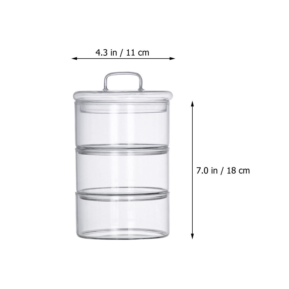 ชุดกล่องแก้วใสสำหรับเก็บอาหาร  - Food Storage Stackable Containers บทวิจารณ์และราคา