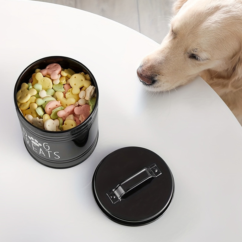 ภาชนะใส่ขนมสุนัขแบบโลหะ ภาชนะเ - Food Storage Pet บทวิจารณ์และราคา