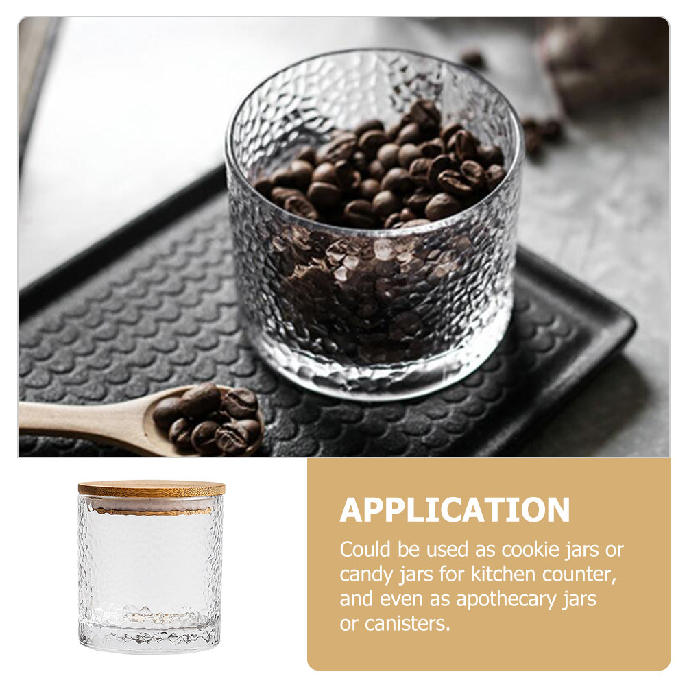 ขวดแก้วเก็บอาหารสุญญากาศ ฝาไม้ - Food Storage Glass Container Set บทวิจารณ์และราคา