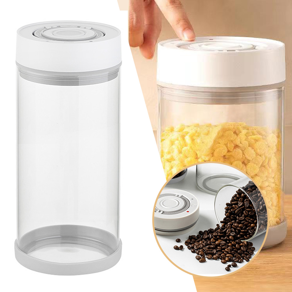 โถแก้วเก็บเมล็ดกาแฟแบบกันความช - Food Storage Design บทวิจารณ์และราคา