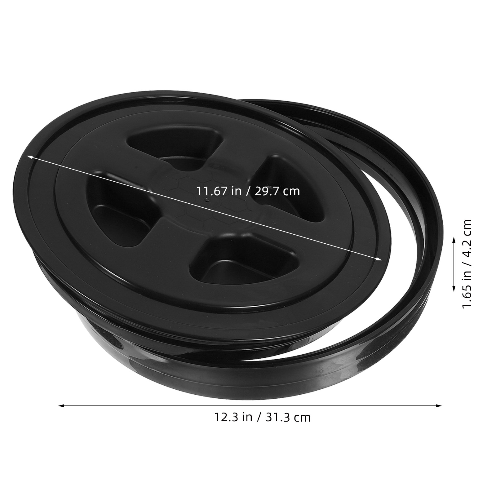 ฝาปิดถังแบบล็อค 2 ชิ้น ปิดผนึก - Food Storage Pet บทวิจารณ์และราคา