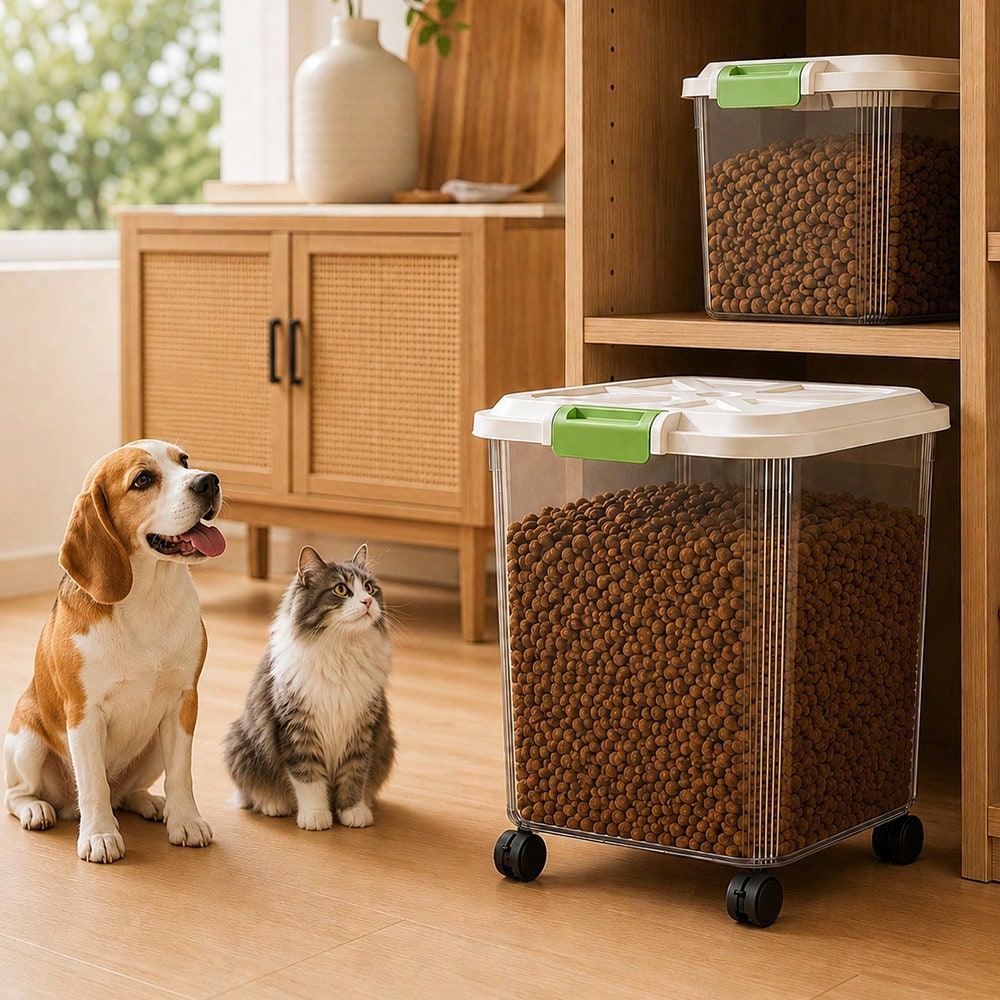 ชุดภาชนะเก็บอาหารสัตว์เลี้ยงขน - Food Storage Pet บทวิจารณ์และราคา