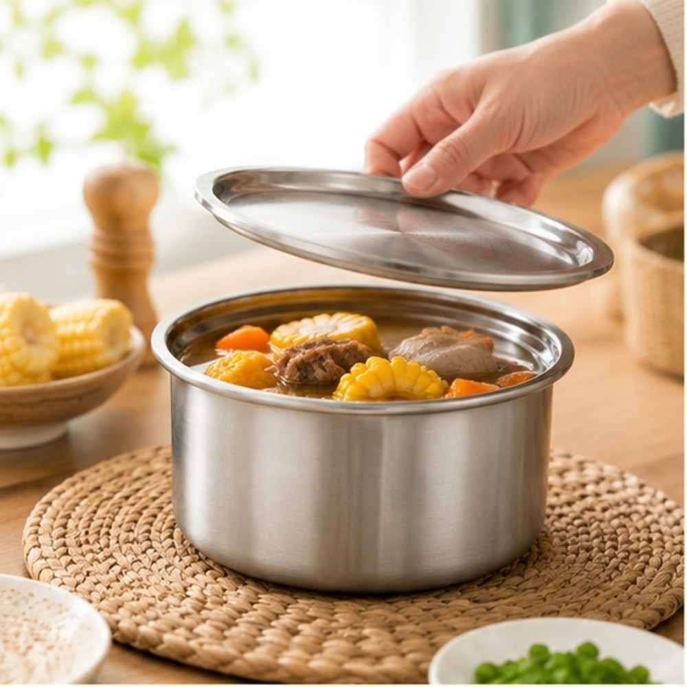 ถ้วยสแตนเลส 304 พร้อมฝาปิด สำห - Food Storage Metal Box บทวิจารณ์และราคา