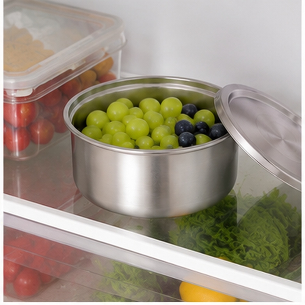 ถ้วยสแตนเลส 304 พร้อมฝาปิด สำห - Food Storage Metal Box บทวิจารณ์และราคา