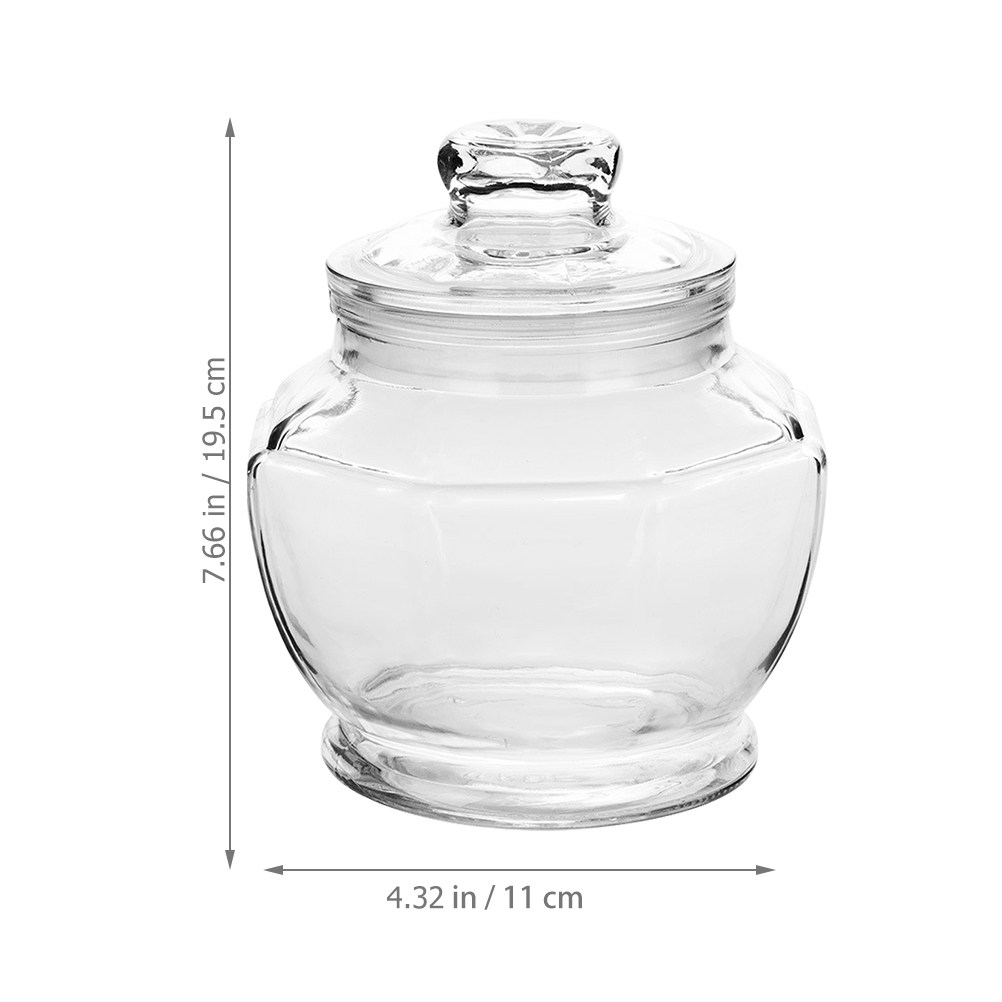 โหลแก้วเก็บอาหารขนาดใหญ่ ปิดผน - Food Storage Glass Containers Large บทวิจารณ์และราคา