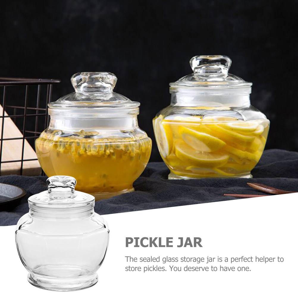โหลแก้วเก็บอาหารขนาดใหญ่ ปิดผน - Food Storage Glass Containers Large บทวิจารณ์และราคา