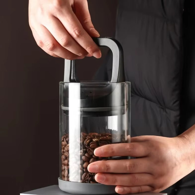 เมล็ดกาแฟถังปิดผนึกสูญญากาศโปร - Food Storage Glass Container Set บทวิจารณ์และราคา