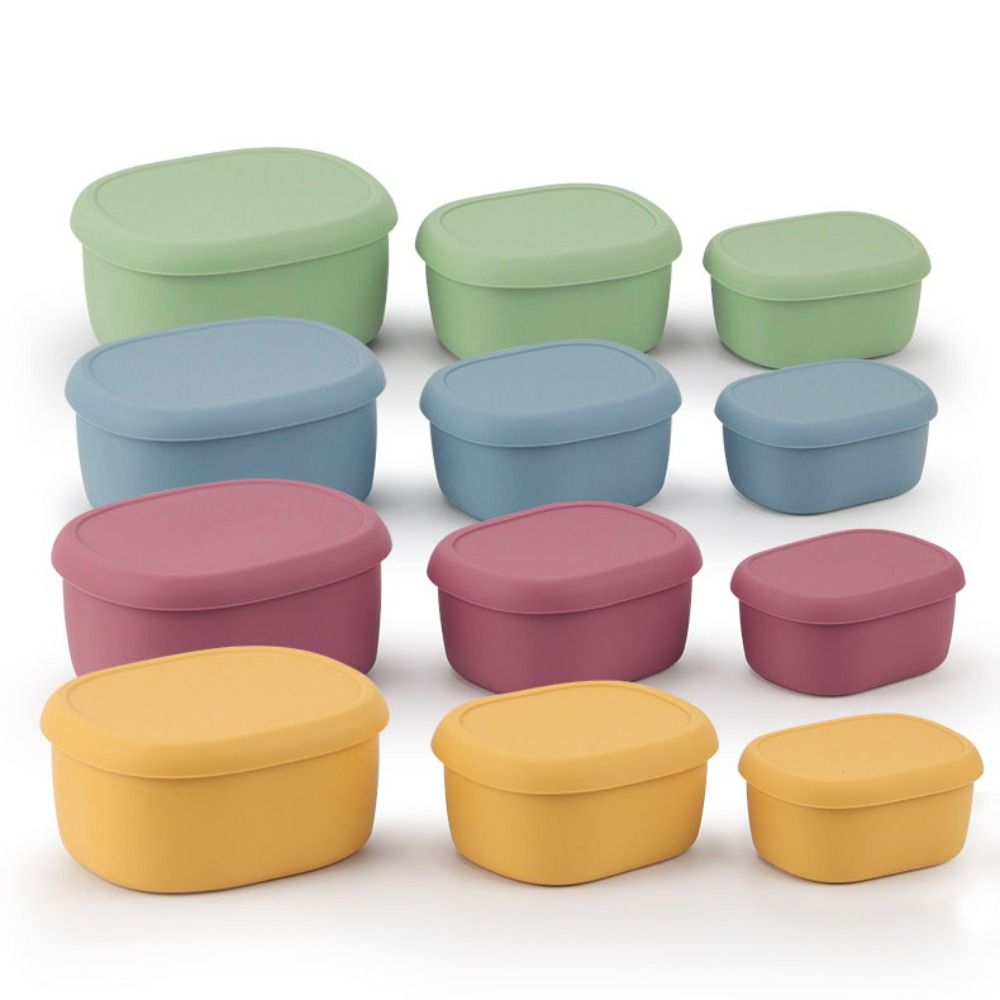 นํากลับมาใช้ใหม่พร้อมฝาปิดซิลิ - Food Storage Silicone บทวิจารณ์และราคา