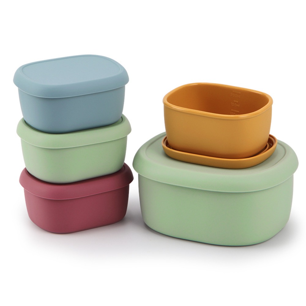 นํากลับมาใช้ใหม่พร้อมฝาปิดซิลิ - Food Storage Silicone บทวิจารณ์และราคา
