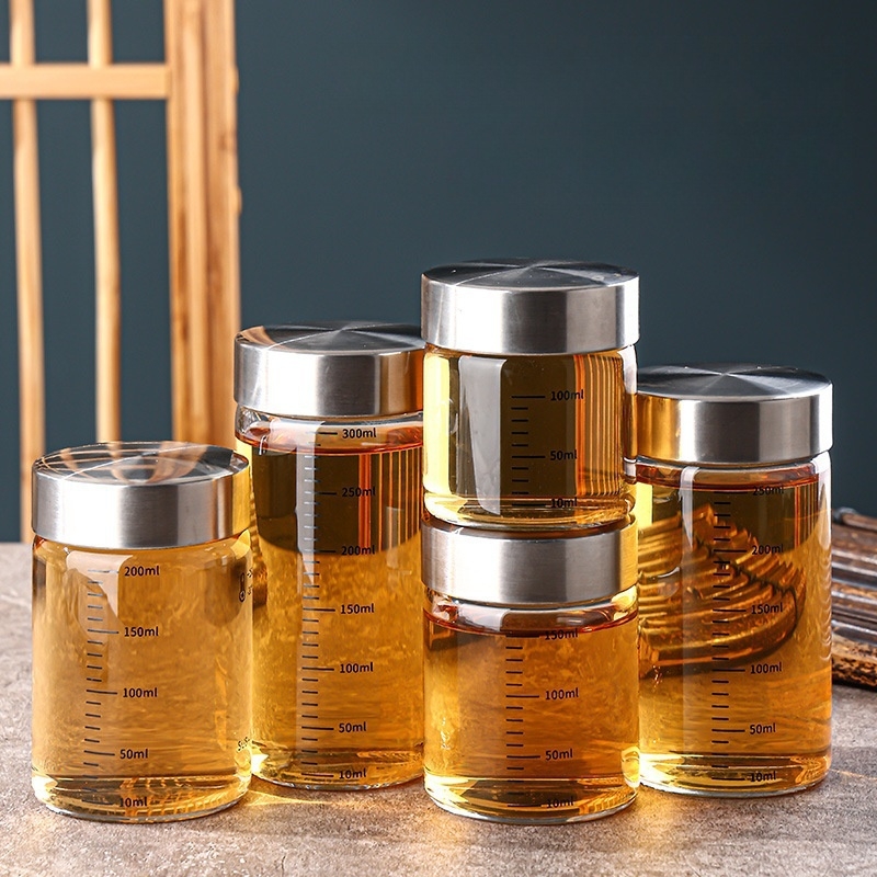 2 ชิ้น 100-500 มิลลิลิตรแก้วถ้ - Food Storage Set Glass บทวิจารณ์และราคา