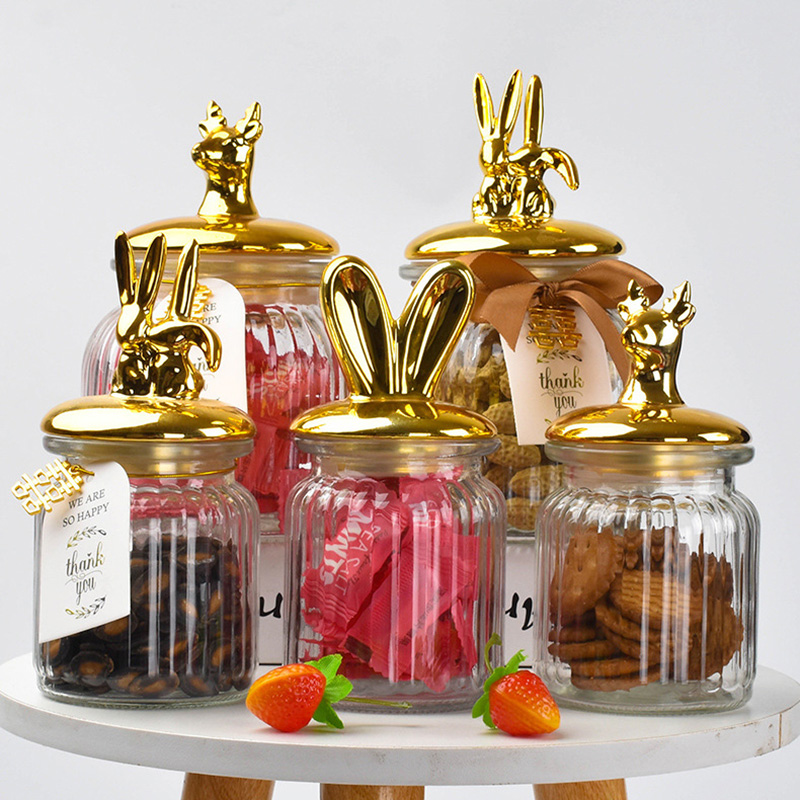 ขวดแก้วใสแบบมีฝาปิดสำหรับเก็บอ - Food Storage Glass Container Set บทวิจารณ์และราคา