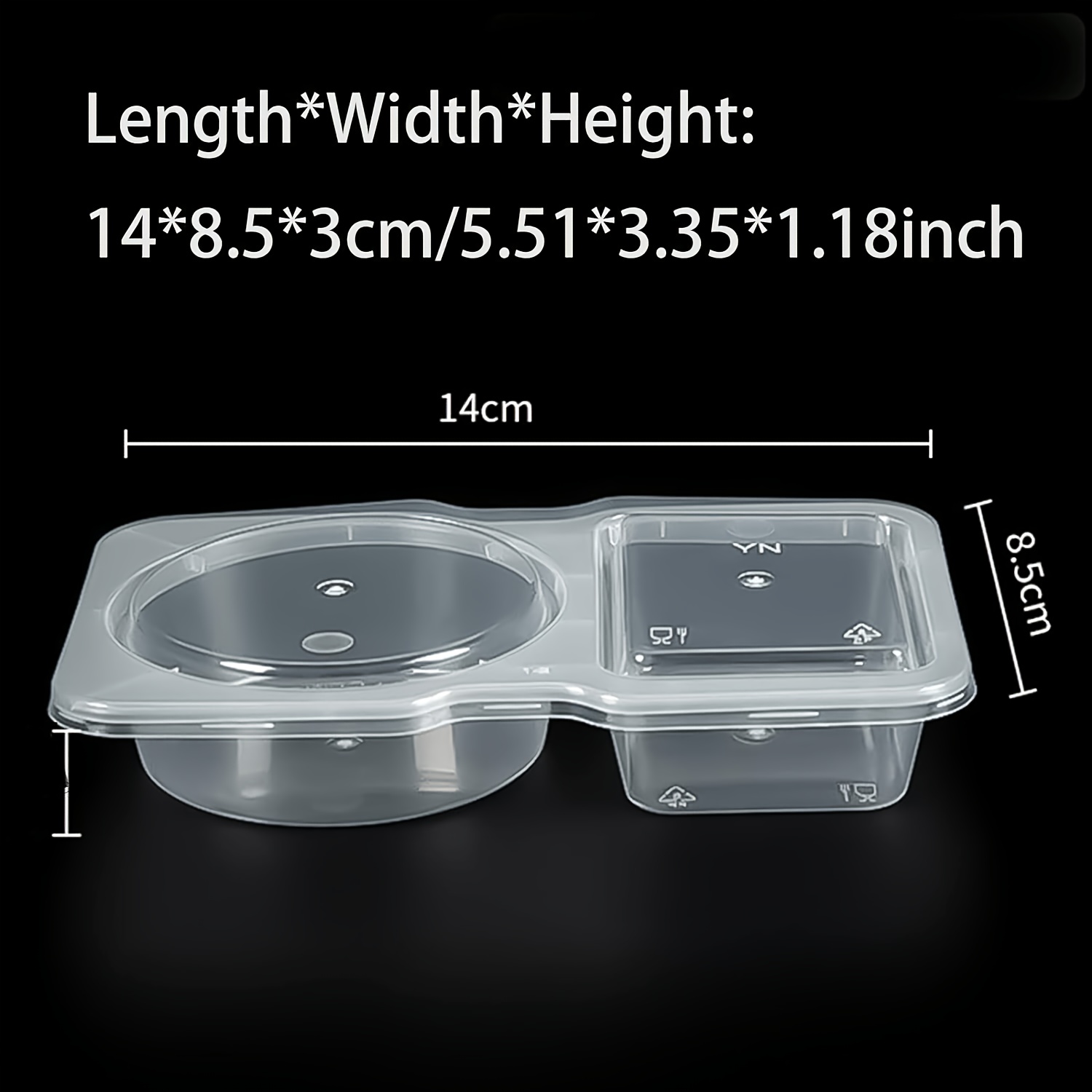 10 ชิ้น กล่องเก็บอาหารพร้อมฝาป - Food Storage Containers With Lids บทวิจารณ์และราคา