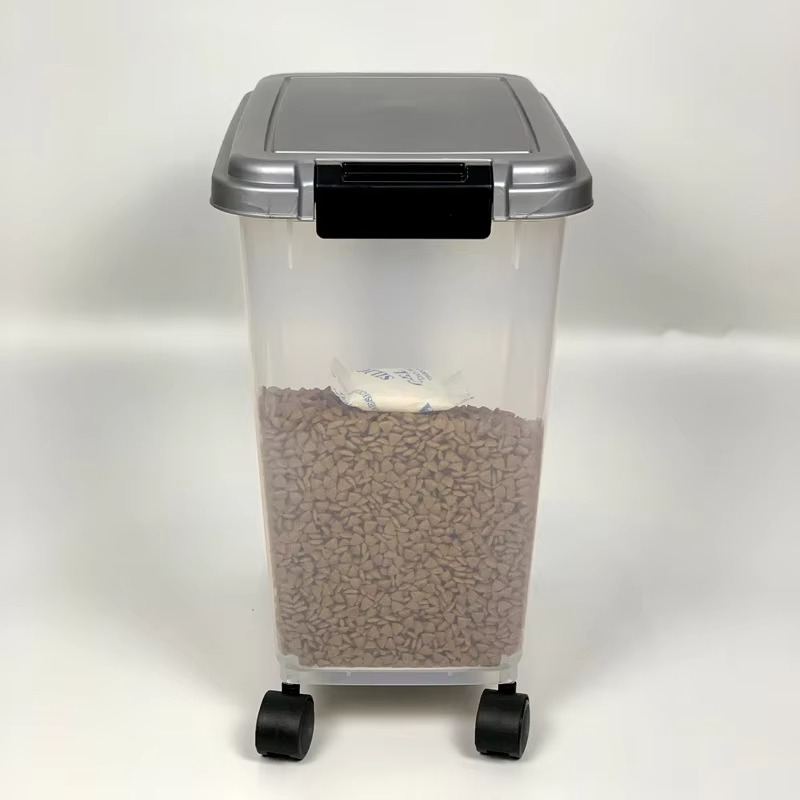 ภาชนะเก็บอาหารสัตว์เลี้ยงพลาสต - Food Storage Pet บทวิจารณ์และราคา