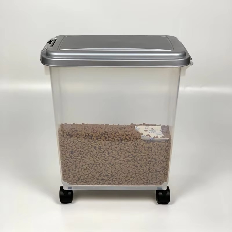 ภาชนะเก็บอาหารสัตว์เลี้ยงพลาสต - Food Storage Pet บทวิจารณ์และราคา