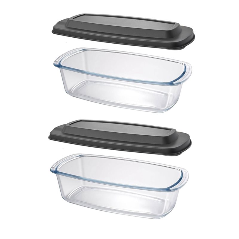 ABMR-Loaf Pan 2-Pack LARGE 7.6 - Food Storage Glass Containers Large บทวิจารณ์และราคา