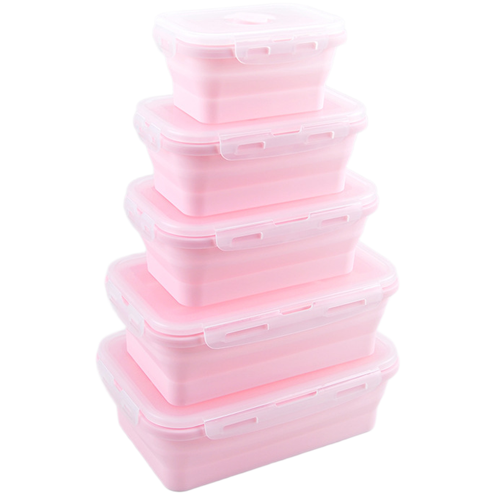 ชุดกล่องอาหารกลางวันซิลิโคนพับ - Food Storage Silicone บทวิจารณ์และราคา